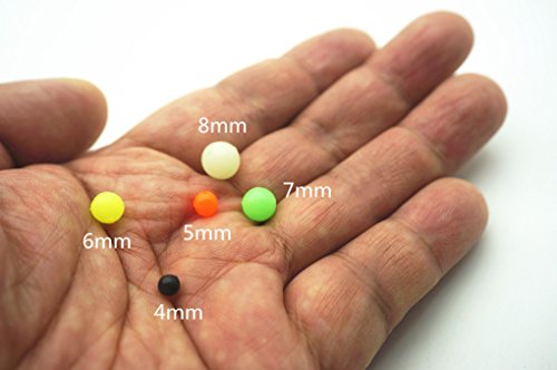 Toasis 1000pcs Colorful luminous Glow Fishing Beads (7mm) - Thumbnail 5
