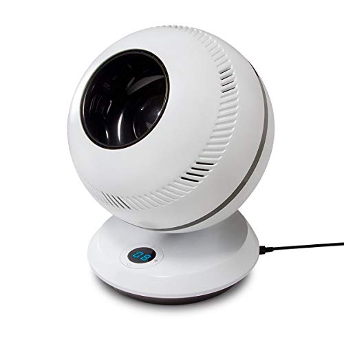 GreenTech Environmental PureFlow QT7 - Bladeless Quiet RC Oscillating Table Fan