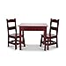 Wooden Table & Chairs - Espresso