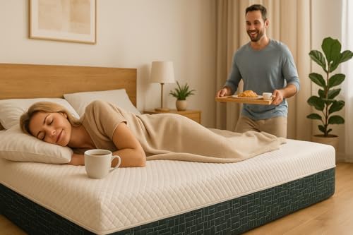 Francegaglia® Healthy Relax Mattress 1600 Pocket Springs & Memory with 3D Breathable Band + Memory Flake Pillow – Height 25 cm – Medical Device – 120 x 190 cm
