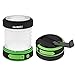 SUAOKI Camping Lantern Led Light Flashlight Rechargeable Battery (Powered by Hand Crank and USB Charging) Collapsible Ultra Compact Great for Hiking Camping Tent Garden Patio etc (Green)