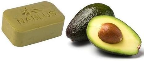 Natural Extra Virgin Olive Oil Soap Bar Avocado from Palestine Nablus Soap Natural For Dry Skin Care, Extra Gentle, Handmade 3.5 oz