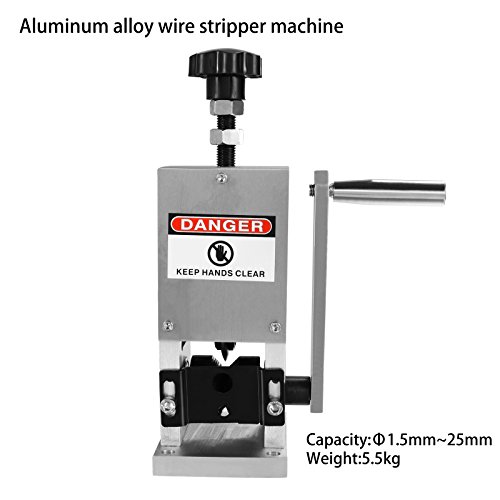 Fashine Cable Stripper Metal Recycle Tool Copper Wire Stripping Machine Hand Crank & Drill Operated , US Stock