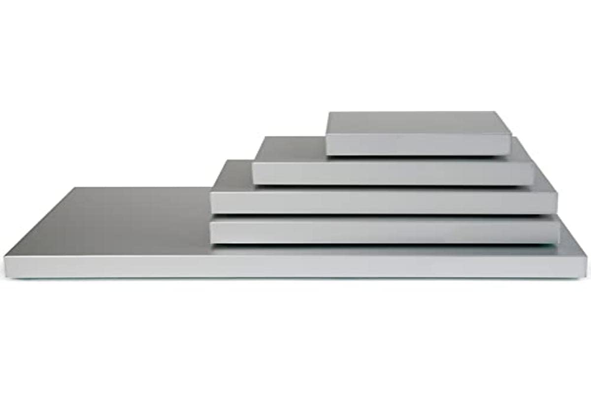 Saro Fridge Model Stay Cool 1/2 GN Platter, 32.5 x 26.5 x 3.6 cm Metal Silver
