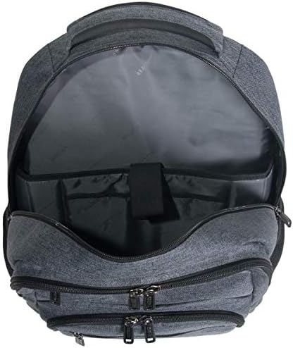 Kenneth Cole Reaction Travelier Multi-Pocket Laptop & Tablet Business, School, & Travel Backpack Bag, Charcoal, One Size 5 Kenneth Cole Reaction Travelier Multi-Pocket Laptop & Tablet Business, School, & Travel Backpack Bag, Charcoal, One Size