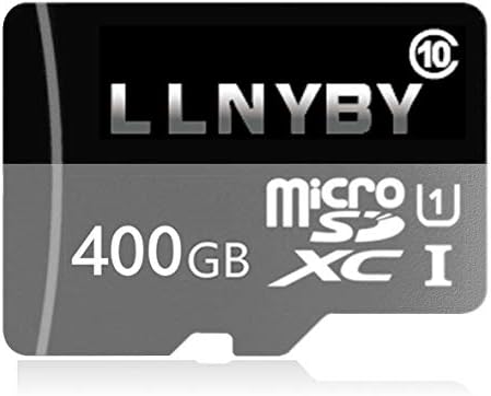 LLNYBY 400GB Micro SD Memory Card High Speed Class 10 Micro SD SDXC Card with SD Adapter