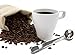 Stainless Steel Durable Bag Grip Clip & Coffee Spoon/Tea Scooper Food Storage - 2 Pack