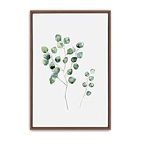 SIGNWIN Framed Canvas Wall Art Leaves Canvas Prints Home Artwork Decoration for Living Room,Bedroom Ready to Hang - 16x24 inches