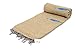 Tan/Khaki Thunderbird Thick Yoga Blanket or Throw - Made for Yoga!
