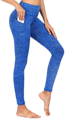 HOFI High Waist Yoga Pants for Women Tummy Control Workout Running Leggings with Pockets 4 Way Stretch Heart Shaped Pants