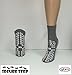 Secure Step Double-Sided Non Slip Comfort Safety Sock - Grey - XLarge (2 Pair) - Men's Size: 8-9 / Women's Size: 9-10