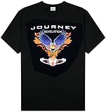 Journey - Escape Lines T-Shirt, Black, Large
