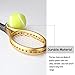 CREATIEE-PRO 15Pcs Mini Tennis Racket Keychain Key Ring Tennis Ball Ring
