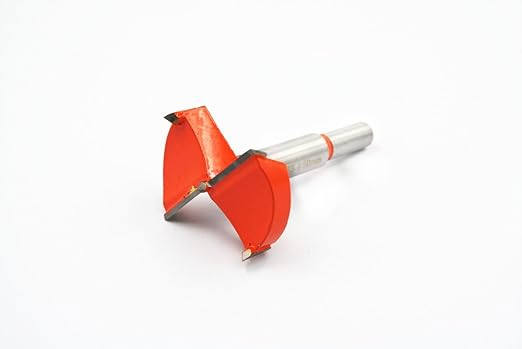 Generic 100mm : 38mm-100mm Diameter Hinge Boring Bit Woodworking Silver Tone Round Shank Wood Drilling Forstner Carbide Tip Cutting Wood Tool