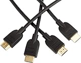 AmazonBasics High-Speed HDMI Cable, 3 Feet, 2-Pack