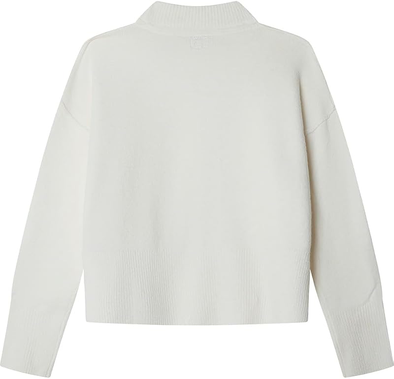 Maglieria Bibby Bambina, Bianco (Mousse White), 8, Bianco (Mousse White), 8 Anni