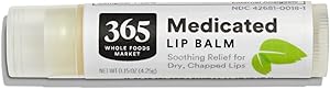 365 by Whole Foods Market, Medicated Lip Balm, Soothing Relief for Dry Chapped Lips, 0.15 Ounce