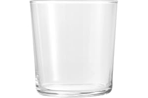 Bormioli Rocco Bodega Collection Glassware – Set Of 12 Medium 12 Ounce Drinking Glasses For Water, Beverages & Cocktails – 12oz Clear Tempered Glass Tumblers