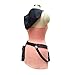 DAZCOS US Size Women's Game Cosplay Costume Pink Hoodie Dress with Waist Bag