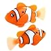 Sannysis2008 Electric Toy Pet Fish with Aquatic Gift for Kids Orange Novel Robo Fish