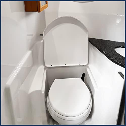 TMC Electric Marine Toilet, RV Toilet, Boat Toilet, Medium Design Bowl