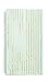 Sugar & Cloth Rectangle Paper Napkins, Mint with Gold Stripe, 32 Count