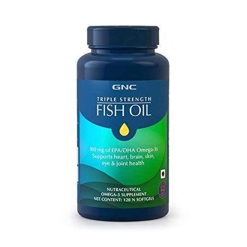 Buy GNC 1500 MG Triple Strength Fish Oil Omega 3 s for Men & Women ...