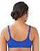 Glamorise Women's Plus-Size Front Closing Stretch Lace Wonderwire Bra, Blue, 40F