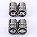 TK-KLZ 4Pcs Chrome Car Tire Valve Stem Caps for Kia SPORTAGE-R Sorento Rio Sorento CERATO K3 Optima K9 KX3 KX5 KX7 KX Cross Decorative Accessories