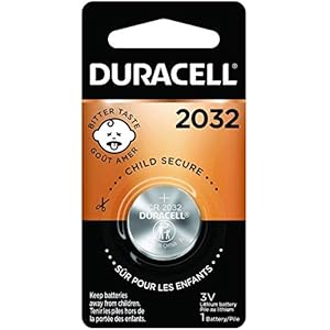Duracell Medical Battery Cr2032 3 V Model No. 2032 Pack of 2