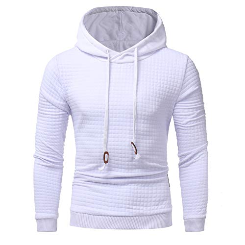 Clearance! Men's Fashion Solid Long Sleeve Casual Hoodie Sweatshirt Drawsting Jacket Coat Outwear