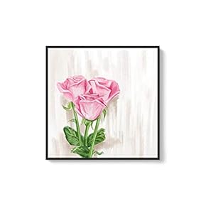 Framed Canvas Wall Art for Living Room, Bedroom Flowers Canvas Prints for Home Decoration Ready to Hang - 24x36 inches - 16x16 inches