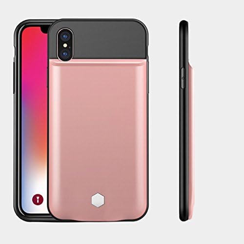 Kiker Ultra-Thin Battery Case for iPhone 7/ iPhone 6/ iPhone 6s (iPhone X - Pink)
