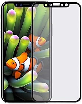 Screen protector for iphone x LNBEI iphone x 5D Curved Full Cover Tempered Glass - 9H Hardness Tempered Glass Screen Protective Film (black)
