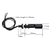 Aiskaer 6 Pieces Side Mounted Aquarium Tank Side Mounted Horizontal Liquid Float Switch Water Level Sensor-Black (Black-1)