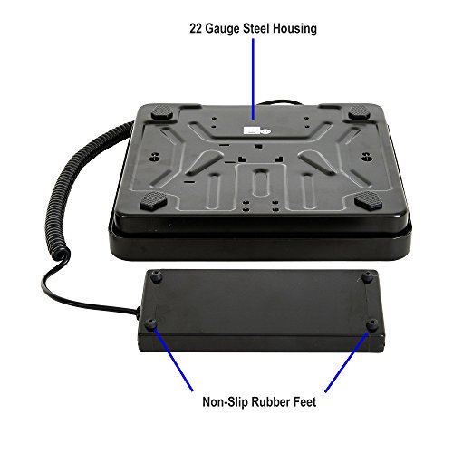 Brecknell PS400 Portable Bench Scale; up to 400lb. Capacity, Perfect for Shipping, Warehouse applications Plus General Purpose Weighing - Thumbnail 2