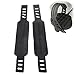 CAMTOA Bike Pro Foot Strap Pedal Toe Strap Belt Bike MTB Cycling BMX Anti-Slip Pedals Double Velcro Pedal Toe Clips Straps Velcro Fixed Gear (1 Pair )
