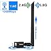 Elekele WiFi Adapter 1200Mbps Wireless USB Network Adapter 802.11ac Dual Band 2.4G/5.8G Wifi Dongle Adapter with WPS Function for Desktop/Laptop/PC, Windows XP/Vista/7/8/8.1/10,Mac OS X 10.6-10.12
