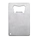 Aspire 12 PCS Beer Bottle Openers Stainless Steel Credit Card Size Cap Opener for Your Wallet-Silver-12 pcs