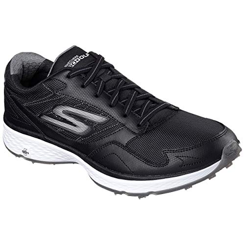 Skechers Golf Men's Go Golf Fairway Golf Shoe, Black/White, 9 M US,Black/White,9 M US