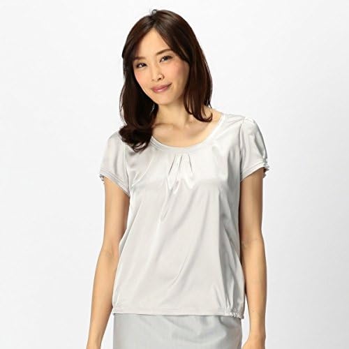 satin grey blouse