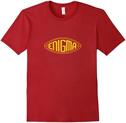 Men's Enigma Shirt World War 2 Cryptography Encryption Shirt Medium Cranberry