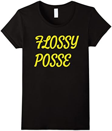 Womens Flossy Posse T-shirt Large Black