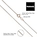 Kooljewelry Rose Gold Plated Sterling Silver Round Cable Chain Necklace (1.2 mm, 30 inch)