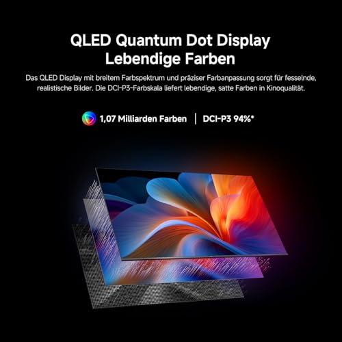 Xiaomi TV F Pro 75(190 cm), 4K UHD QLED, Smart TV, Fire OS8, Triple Tuner DVB-C/S/S2/T/T2,HDR10+, 60Hz mit 120Hz Game Boost Mode,MEMC,Sprachsteuerung mit Alexa,2GB+32GB,Kompatibel mit Apple AirPlay 3