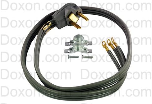 GRAY 4FT DRYER CORD, 3 CONDUCTOR GROUNDED, 10/3AWG , 30 AMP, 250V - 05654