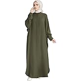 FYMNSI Abayas for Women Muslim Dress Modest Maxi Robe Abaya Kaftan Dresses Eid Prayer Clothes Arabian Islamic Dubai Outfit