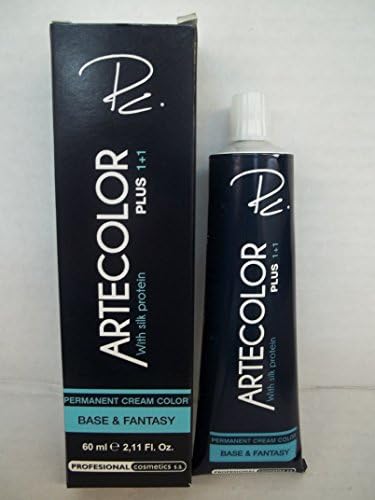 Artecolor Plus Base and Fantasy - Permanent Cream Hair Color - Enriched with Silk Protein - 2.11 Fl. Oz. Tube - 4.5 Medium Mahogany Brown