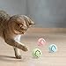 Vevins Cat Ball Toys, Flash Light Ball Catnip Ball Bell Ball Interactive Kitten Toys