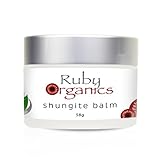 Ruby Organics Shungite Balm Moisturizer Made with 100 Percent Pure and Natural Ingredients for Face, Body, and Hands